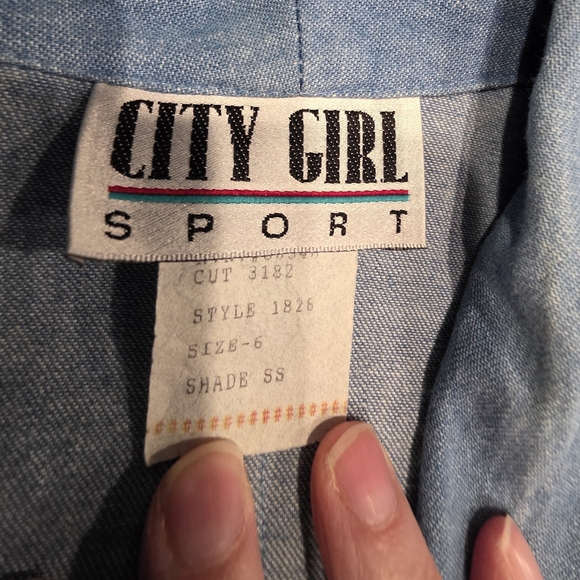 City Girl Sport Light Blue Denim Set w/ Gold Accents - Picture 10 of 14